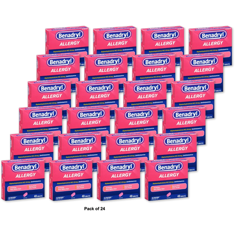 Benadryl Allergy Ultratab Tablets48 Ea 2.88Oz (Pack of 24)