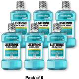 Listerine Antiseptic Mouthwash Cool Mint Deeper Clean 8.5Oz (Pack of 6)
