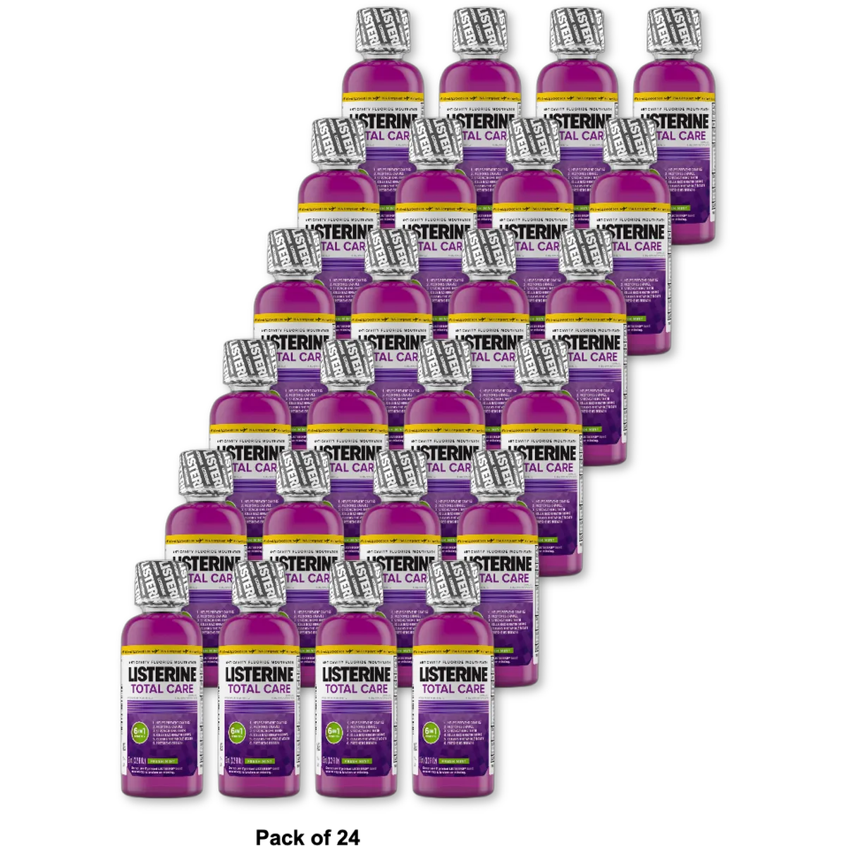 Listerine Total Care Anticavity Mouthwash Fresh Mint96 Ml 3.2Oz (Pack of 24)