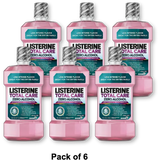 Listerine Total Care Zero Anticavity Mouthwash Fresh Mint Flavour1 Litre 1.8Oz (Pack Of 6)