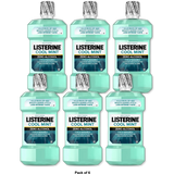 Listerine Zero Clean Mint Mouthwash Alcohol Free 1.5 Ltr 2.70Oz (Pack of 6)