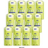 Ban Invisible Solid Anti-Perspirant Deodorant Powder Fresh 2.6Oz (Pack of 12)