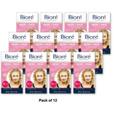 Biore Deep Cleansing Pore Strips For Face And Nose Combo Pack 14Ea 0.8Oz (Pack Of 12)