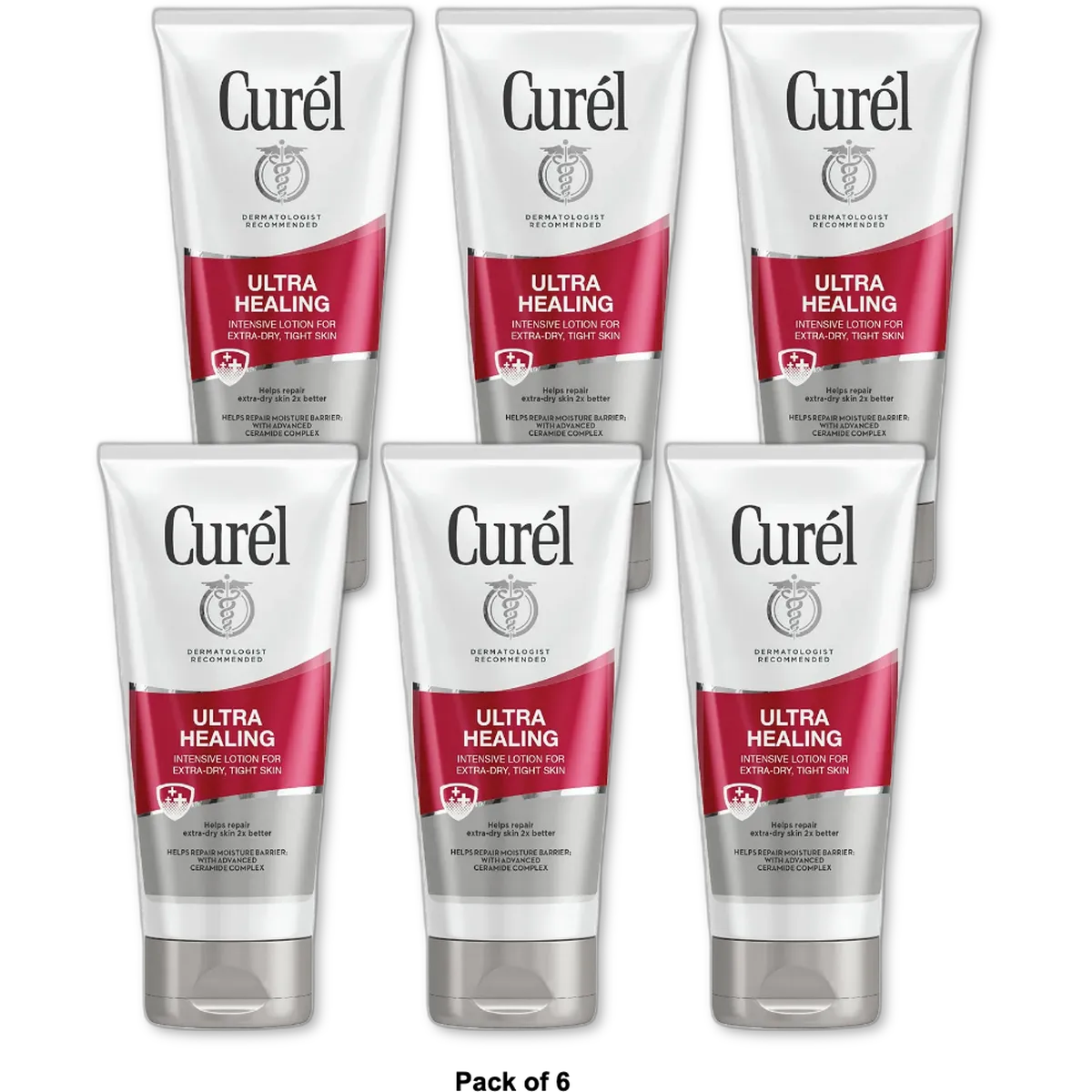 Curel Ultra Healing Moisturizing Lotion For Extra Dry Skin 3.2Oz (Pack of 6)