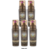 Jergens Natural Glow Light Bronze Instant Sun Sunless Tanning Mousse 6Oz (Pack of 5)