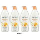 Jergens Nourishing Honey Lotion 16.8Oz (Pack of 4)