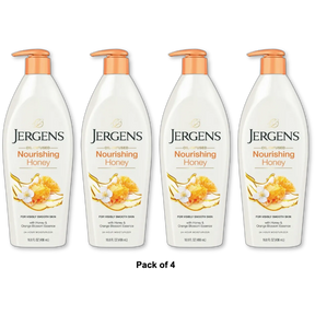 Jergens Nourishing Honey Lotion 16.8Oz (Pack of 4)