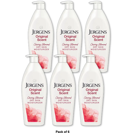 Jergens Original Scent Moisturizer Cherry Almond Essence 21Oz (Pack of 6)