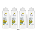 Dove Nourishing Secrets Coconut and Hydration Conditioner 20.4Oz (Pack of 4)