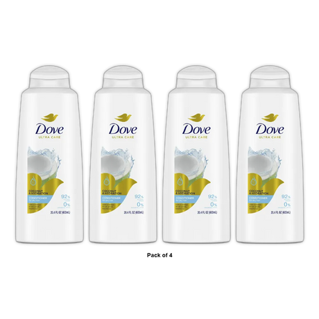 Dove Nourishing Secrets Coconut and Hydration Conditioner 20.4Oz (Pack of 4)