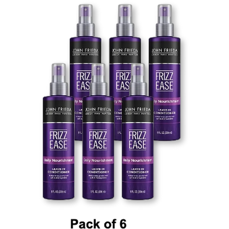 John Frieda Frizz-Ease Daily Nourishment Leave-In Fortifying Spray 8Oz (Pack of 6)