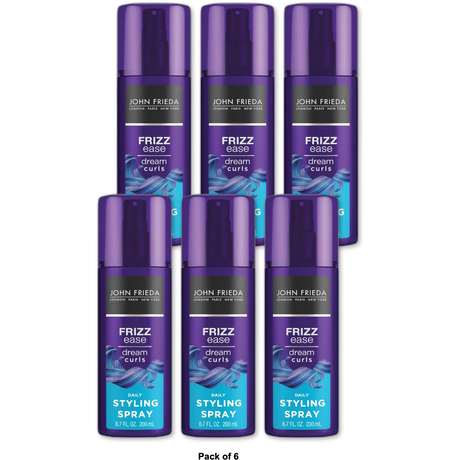 John Frieda Frizz-Ease Dream Curls Perfector Hair Spray 6.7Oz (Pack of 6)