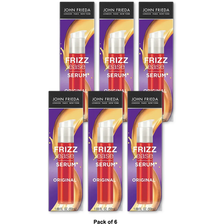 John Frieda Frizz-Ease Original Hair Serum Unscented1.69Oz (Pack Of 6)