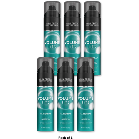 John Frieda Luxurious Volume Forever Full Hairspray 10Oz (Pack of 6)