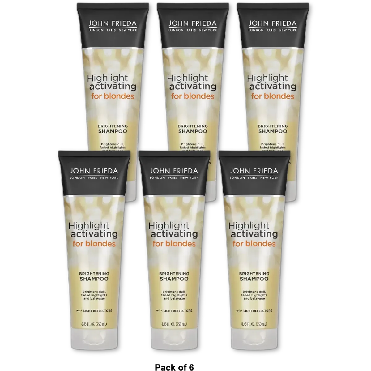 John Frieda Sheer Blonde Highlight Shampoo Champ 8.45Oz (Pack of 6)