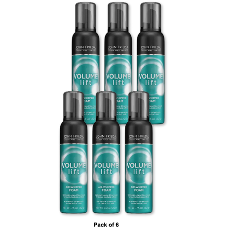 John Frieda Volume Lift Air Whipped Foam 7.5Oz (Pack of 6)