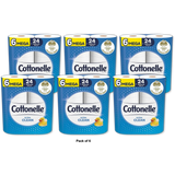 Cottonelle Ultra Clean Toilet Paper Mega Rolls 312 Sheets Per Roll 29.6Oz (Pack of 6)