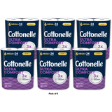 Cottonelle Ultra Comfort Mega Roll Toilet Paper 29.6Oz (Pack of 6)