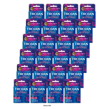Trojan Double Latex Condoms 0.64oz (Pack of 48)