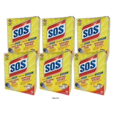 Sos Steel Wool Soap Filled Reusable Pads 2Oz (Pack Of 6)