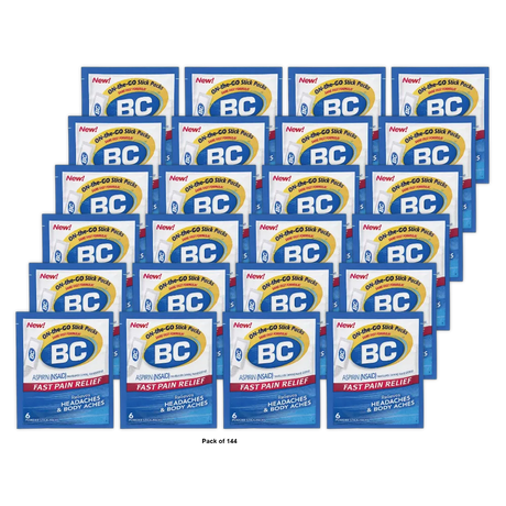 BC Powder Original Strength Pain Reliever 0.32Oz (Pack of 144)