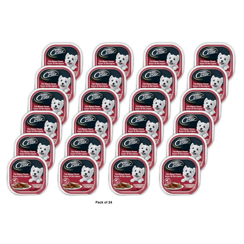 Cesar Filet Mignon 3.5 oz (Pack of 24)