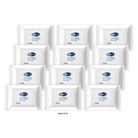 Cetaphil Makeup Removing Wipes 8.62oz (Pack of 12)