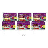 Celestial Seasonings Caffeine Free Wild Berry Zinger Natural Herbal Tea 20 Bags 1.7Oz (Pack Of 6)