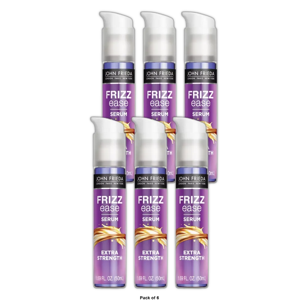 John Frieda Frizz Ease Extra Strength Hair Serum 1.69Oz (Pack Of 6)