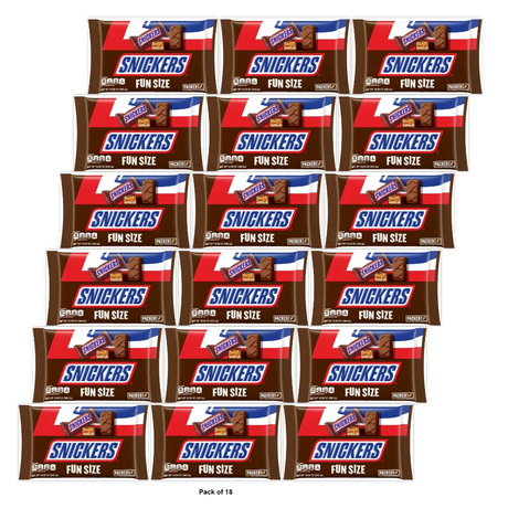 Mars Snickers Fun Size 10.59 oz (Pack of 18)