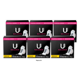 U by Kotex Balance Regular UItra Thin Pads With Wings 18 Ea 4.97oz (Pack of 6)