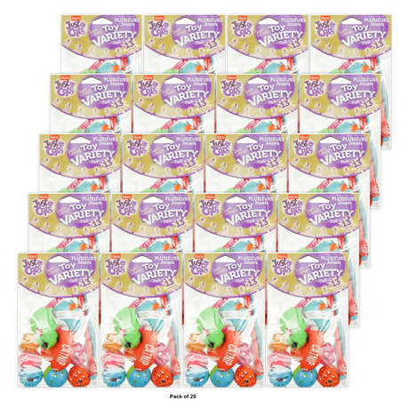 Hartz Just For Cats Cat Toy Variety Pack 2.4Oz (Pack of 20)