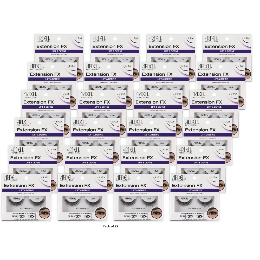 Ardell Professional Extension Fx Lift And Define L Curl 0.02Oz (Pack Of 72)