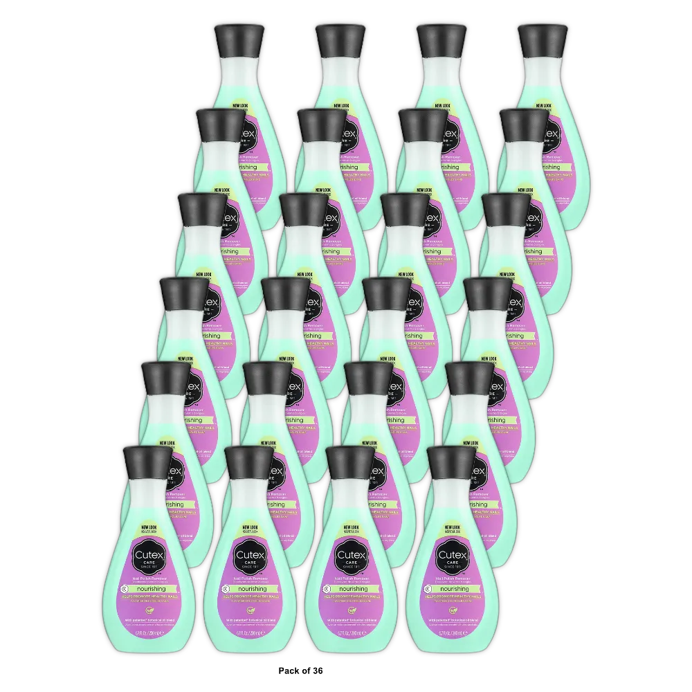 Cutex Nourishing Nail Polish Remover 6.7Oz (Pack of 36)