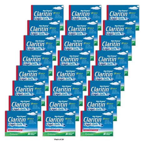Claritin Allergy Relief 24 Hour Non-Drowsy Loratadine Tablets (Pack of 36)