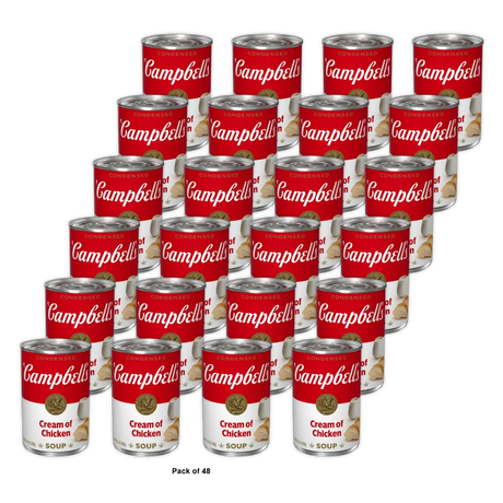 Campbell's Condensed Soup Cream of Chicken 10.5Oz (Pack of 48)