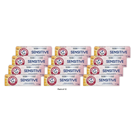 Arm & Hammer Sensitive Teeth Anticavity Fluoride Toothpaste Refreshing Mint 4.5Oz (Pack of 12)