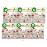 Air Wick Plug In Scented Oil Refill Vanilla And Pink Papaya Air Freshener Essential Oils 1.34Oz (Pack Of 6)
