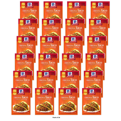 McCormick Taco Seasoning Mix 1Oz (Pack of 24)