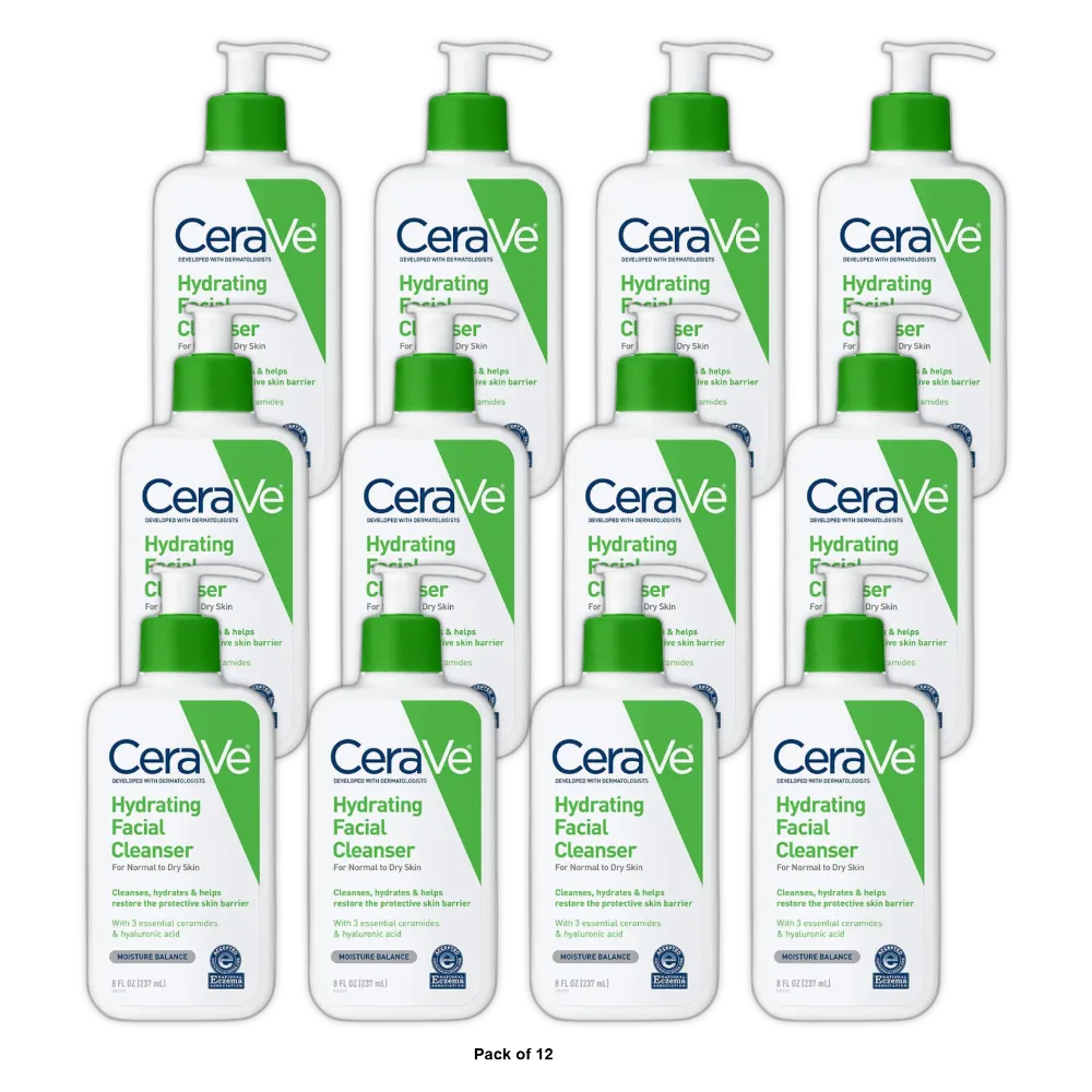 CeraVe Hydrating Cleanser 8 oz (Pack of 12)
