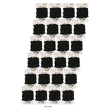Scunci Mixed Knits Black Mini Twisters 5.76Oz (Pack of 48)