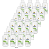 Dove Beauty Body Wash Refreshing Cucumber and Green Tea Travel Size 3Oz (Pack of 24)