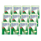 Nicorette Nicotine Stop Smoking Aid Gum 4 Mg Spearmint 6.74Oz (Pack of 12)