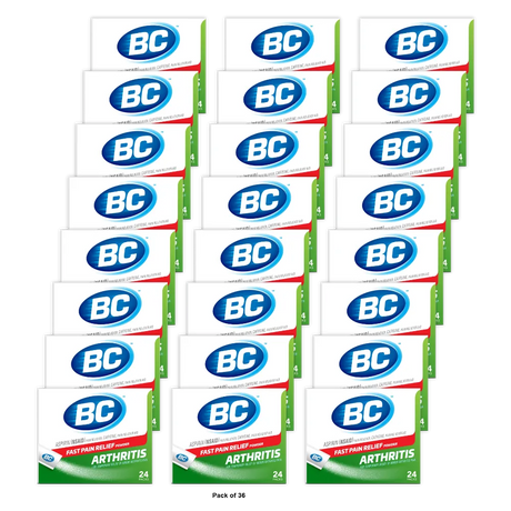 BC Aspirin Fast Pain Relief Arthritis Strength Powder 1.92oz (Pack of 36)
