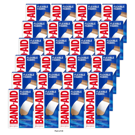 Band-Aid Flexible Fabric Bandages Extra Large 1.3Oz (Pack of 24)