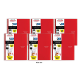 Mead Five Star 5 Subject Wirebound Notebooks 200 Sheets Assorted Colors 29.28oz (Pack of 6)