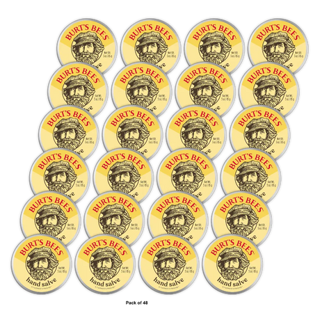 Burt's Bees Hand Salve, Hand Cream for Dry Skin, Herbal, 3 oz (Pack of 48)