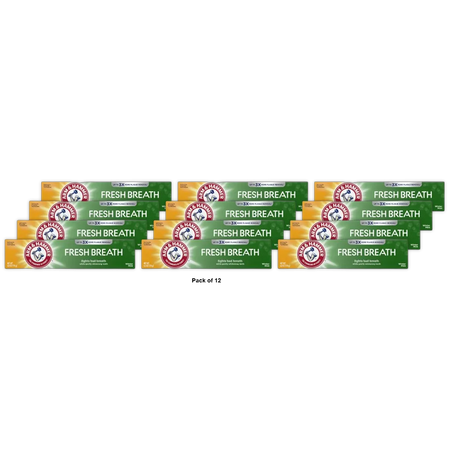 Arm & Hammer Advance White Breath Freshening Winter Mint Toothpaste 6Oz (Pack of 12)