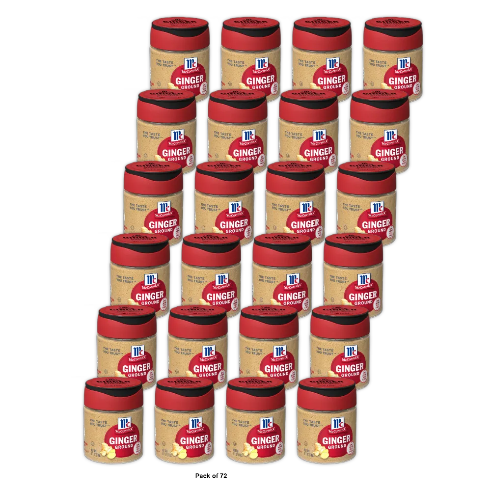 McCormick Ground Ginger 0.7Oz (Pack of 72)