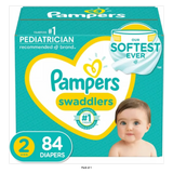 Pampers Swaddlers Active Baby Diapers Select Size and Count 48Oz (Pack of 1)